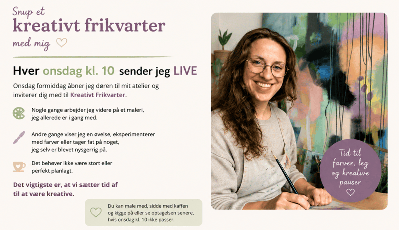 se med på mine kreative frikvarter